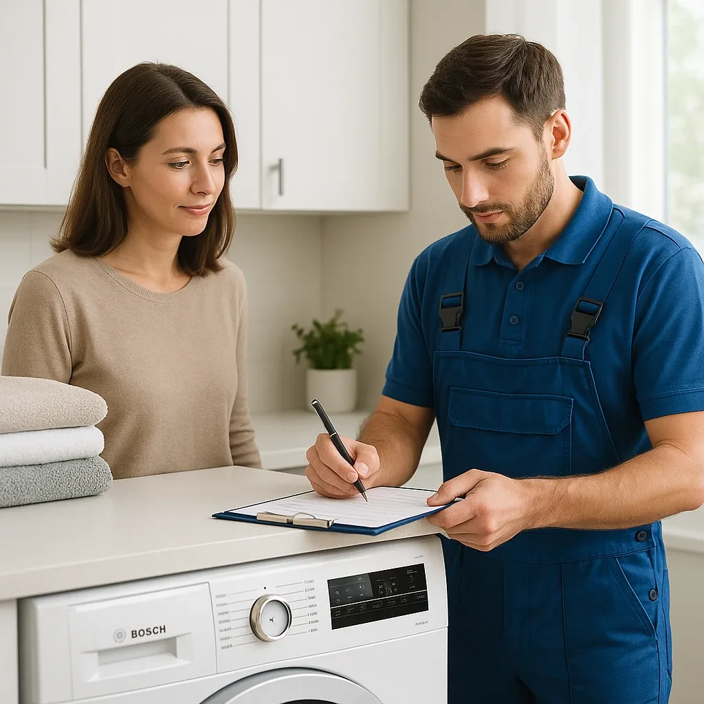 بهترین خدمات تعمیرات ماشین لباسشویی بوش همراه با ضمانت و پشتیبانی واقعی